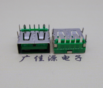 5A大電流 快充接口 USB5p綠膠芯 常規(guī)母座