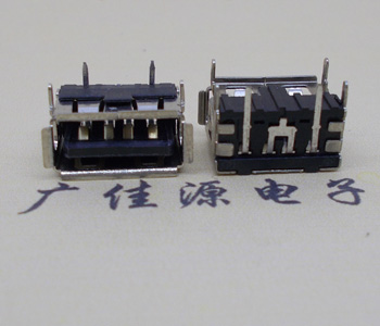 usb接口 2p端子A母 10.0臥式 四腳插短體